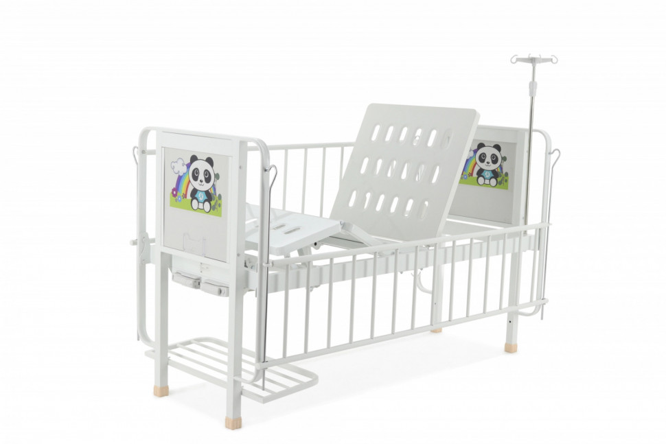 Кровать детс 4-секц Med-Mos DM-2320S-01 Тип 4 вар. 4.1 (белый) ТУ 32.50.30-21-98238288-2020 с матрас